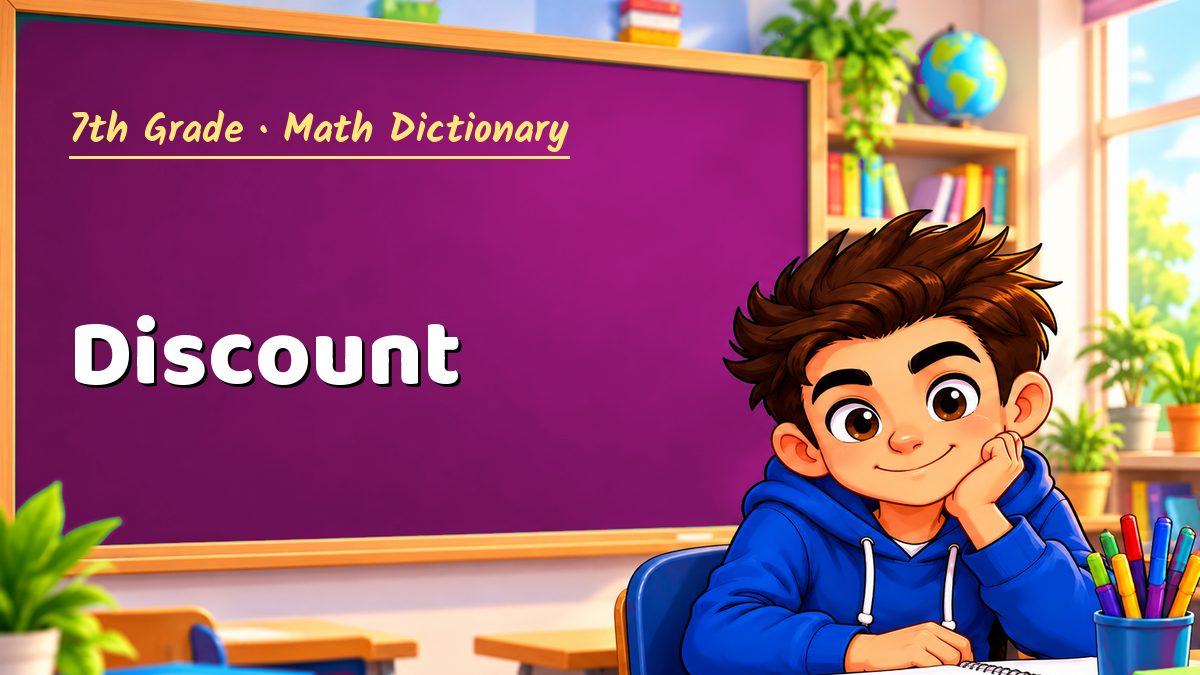 Discount: meaning, method and solved example (7th Grade) – Maths PDF