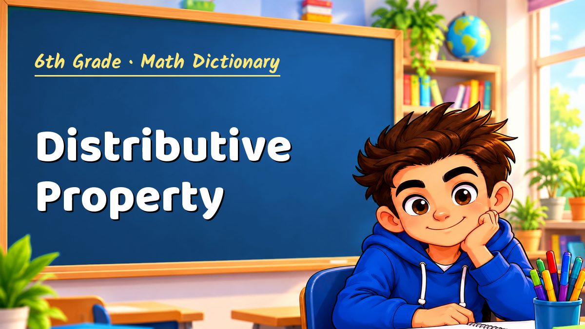 Distributive Property: meaning, method and solved example (6th Grade) – Maths PDF