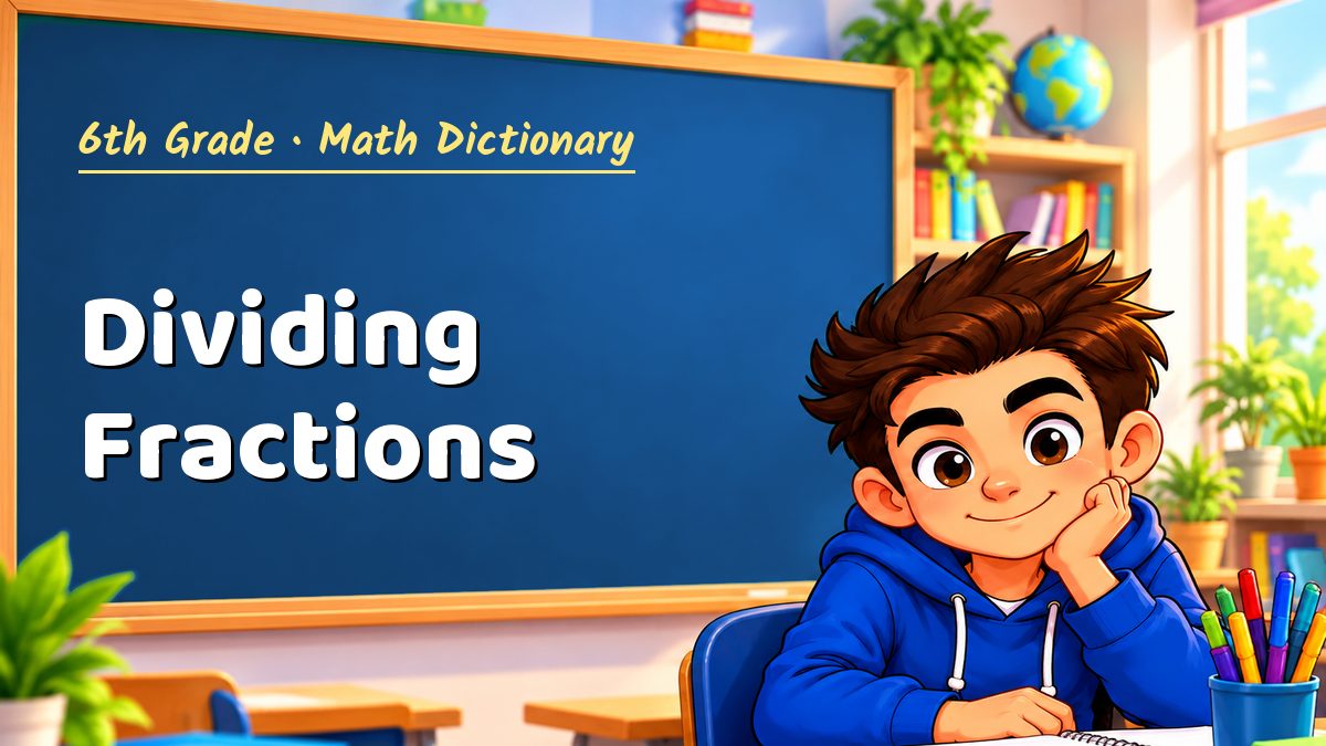 Dividing Fractions: meaning, method and solved example (6th Grade) – Maths PDF