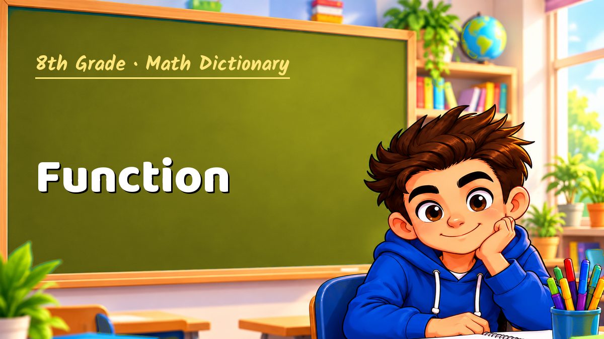 Function: meaning, method and solved example (8th Grade) – Maths PDF