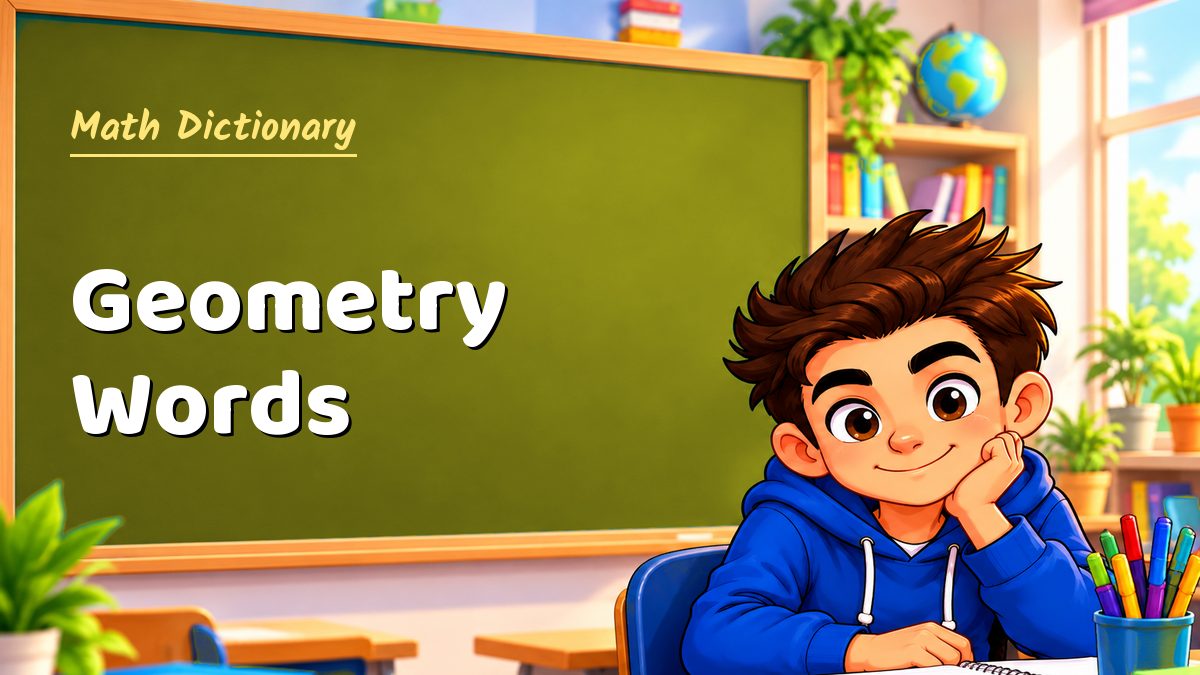 Geometry Words – Maths PDF