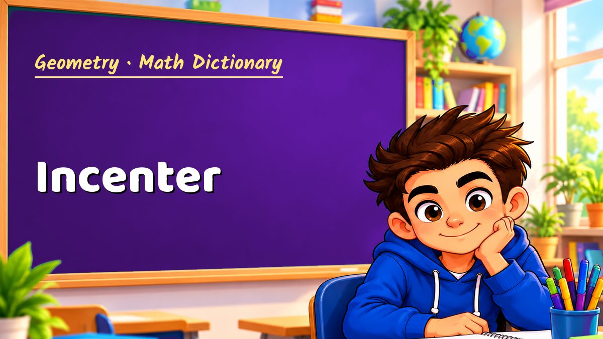 Incenter: meaning, method and solved example (Geometry) – Maths PDF