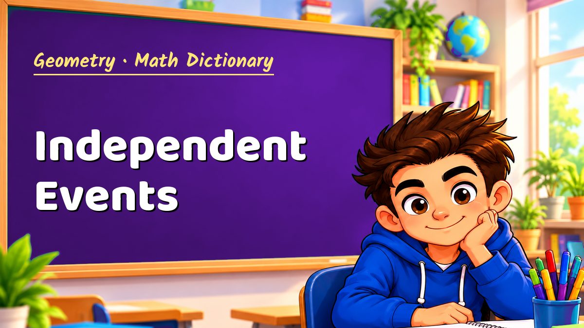 Independent Events: meaning, method and solved example (Geometry) – Maths PDF