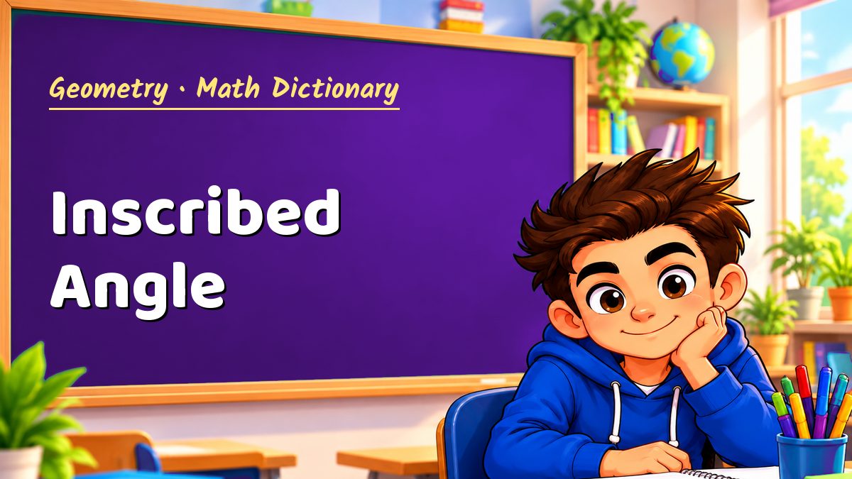 Inscribed Angle: meaning, method and solved example (Geometry) – Maths PDF