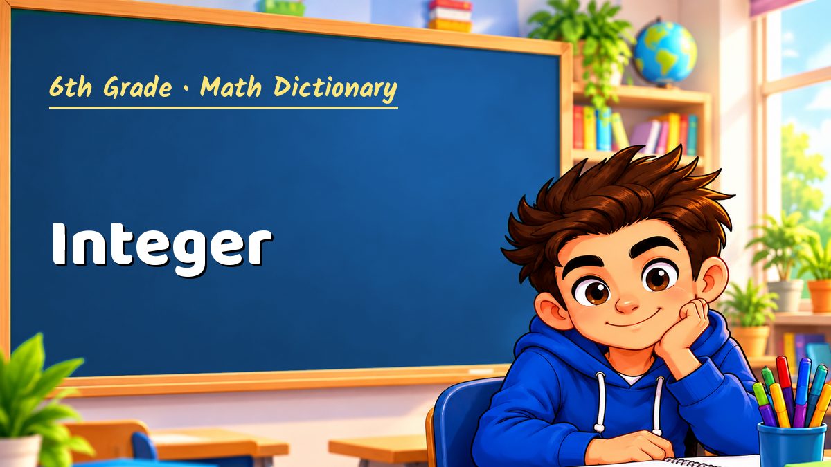 Integer: meaning, method and solved example (6th Grade) – Maths PDF
