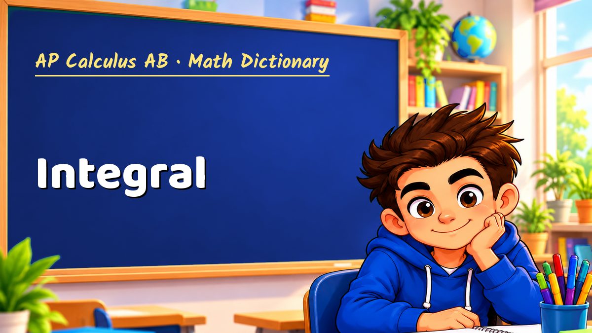 Integral: meaning, method and solved example (AP Calculus AB) – Maths PDF