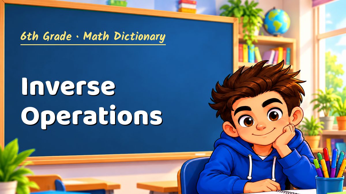 Inverse Operations: meaning, method and solved example (6th Grade) – Maths PDF