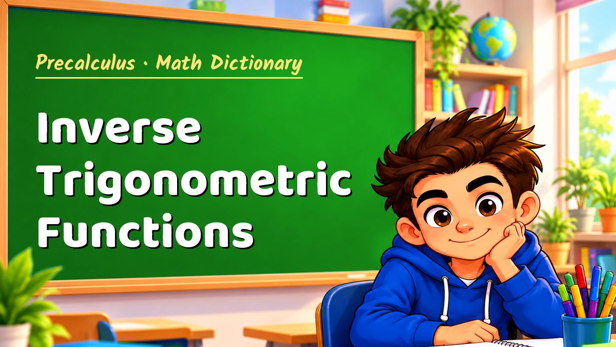Inverse Trigonometric Functions: meaning, method and solved example (Precalculus) – Maths PDF
