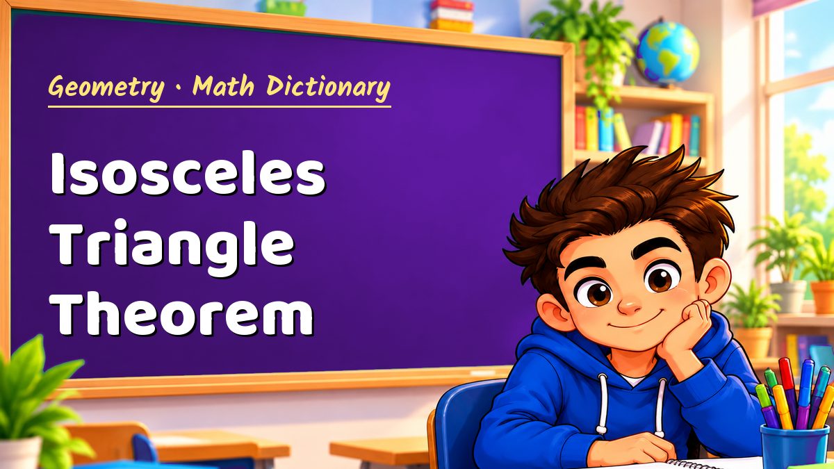Isosceles Triangle Theorem: meaning, method and solved example (Geometry) – Maths PDF