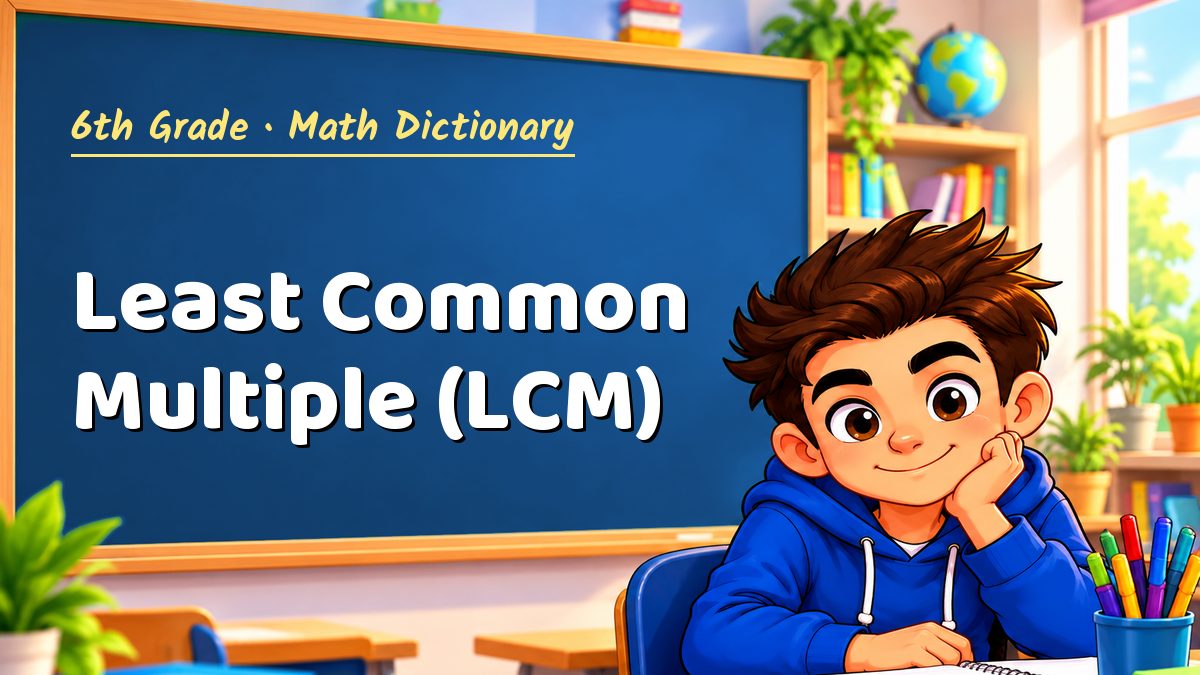 Least Common Multiple (LCM): meaning, method and solved example (6th Grade) – Maths PDF