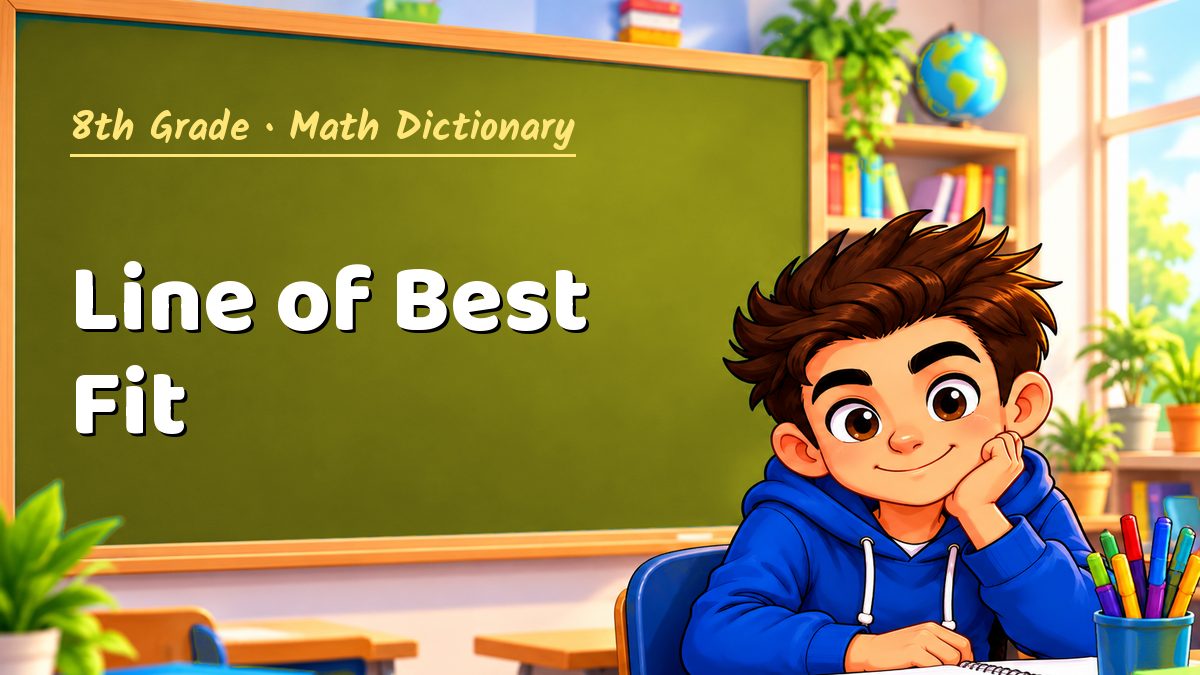 Line of Best Fit: meaning, method and solved example (8th Grade) – Maths PDF