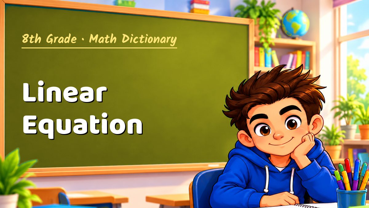 Linear Equation: meaning, method and solved example (8th Grade) – Maths PDF
