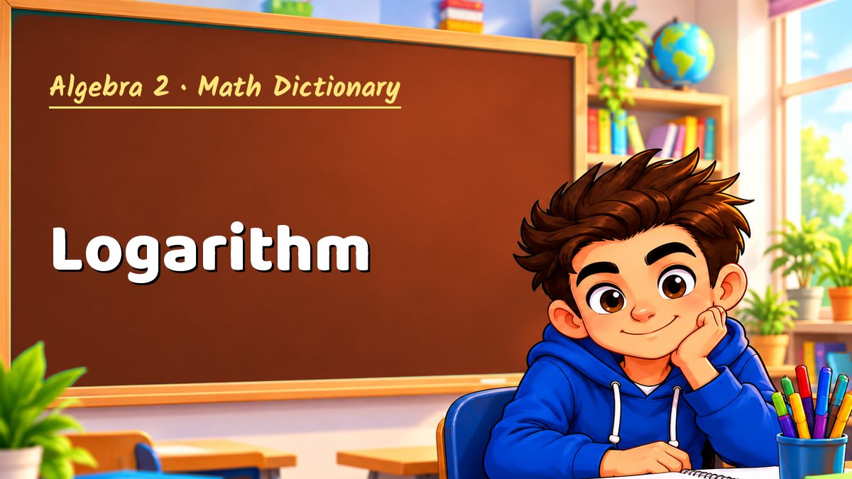 Logarithm: meaning, method and solved example (Algebra 2) – Maths PDF