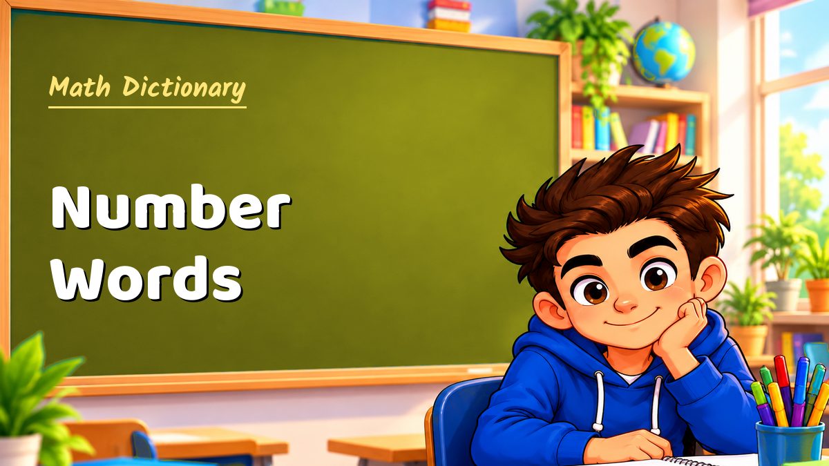 Number Words – Maths PDF