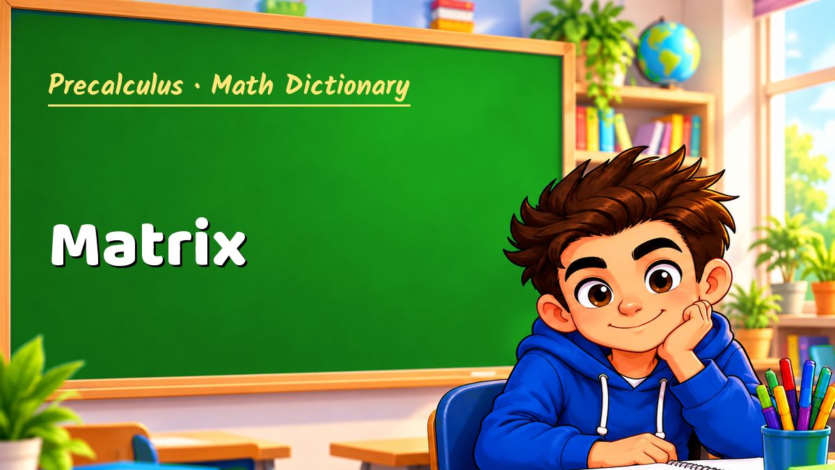 Matrix: meaning, method and solved example (Precalculus) – Maths PDF