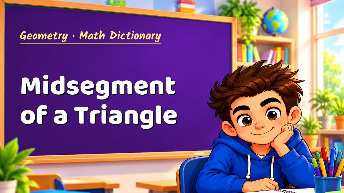 Midsegment of a Triangle: meaning, method and solved example (Geometry) – Maths PDF