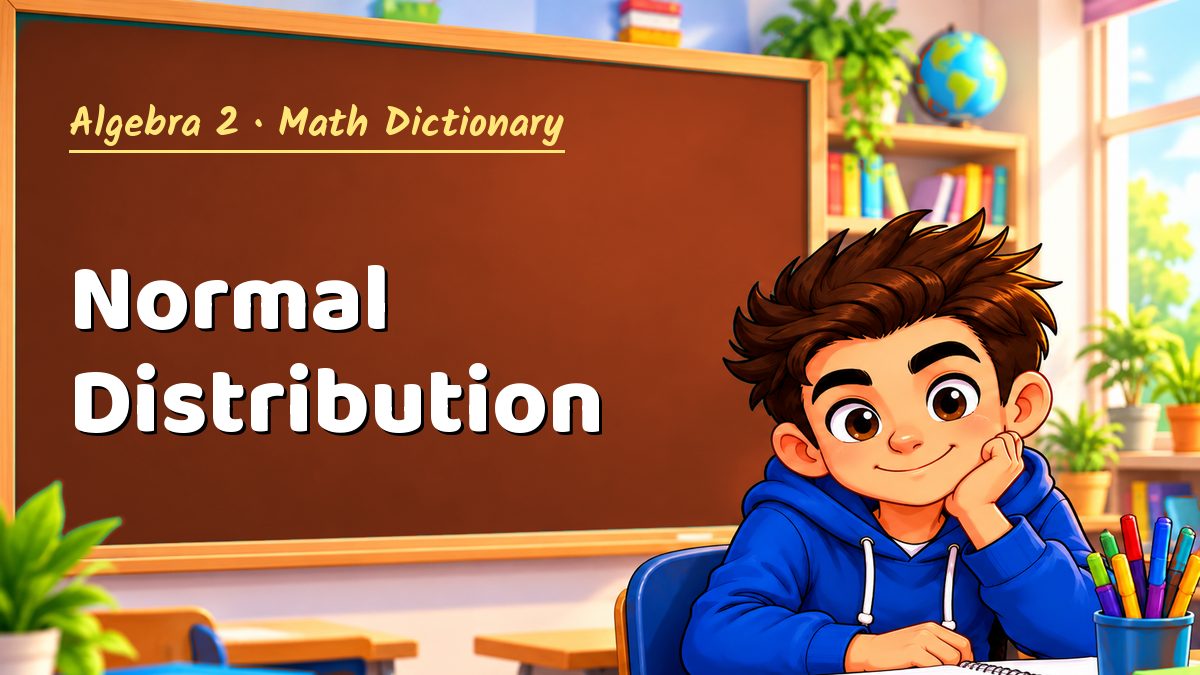 Normal Distribution: meaning, method and solved example (Algebra 2) – Maths PDF