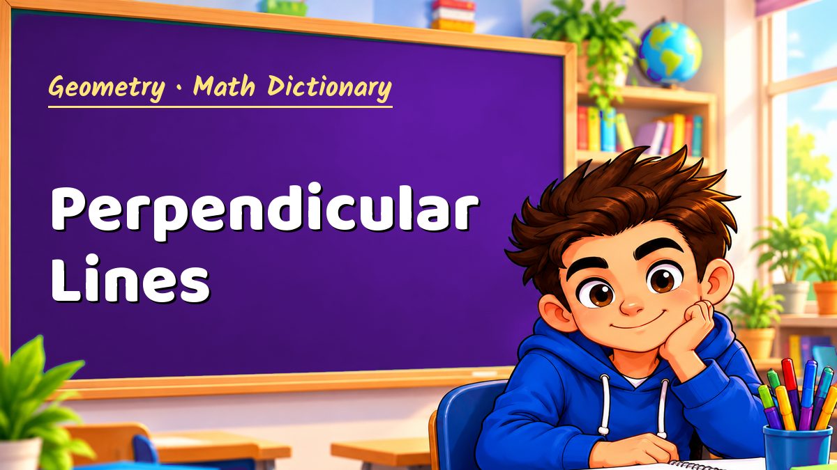 Perpendicular Lines: meaning, method and solved example (Geometry) – Maths PDF