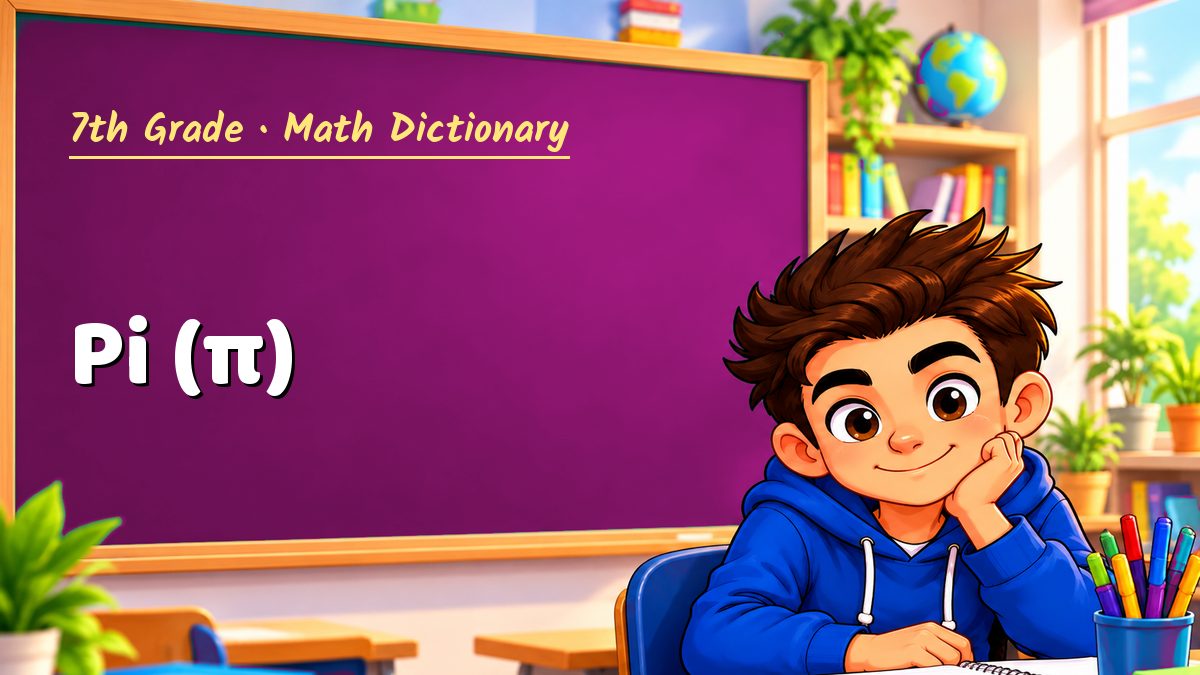 Pi (π): meaning, method and solved example (7th Grade) – Maths PDF