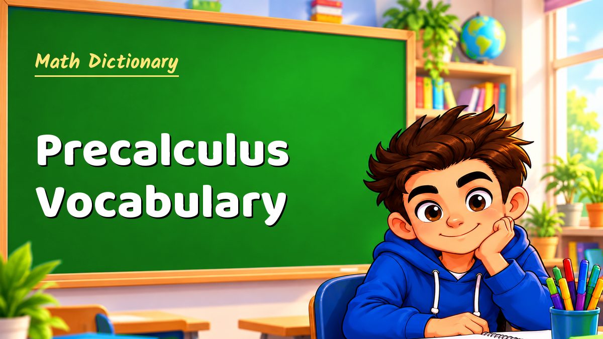 Precalculus Vocabulary – Maths PDF