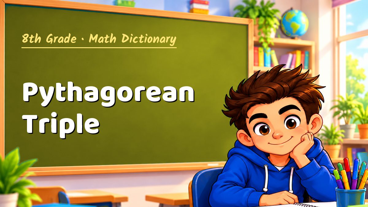 Pythagorean Triple: meaning, method and solved example (8th Grade) – Maths PDF