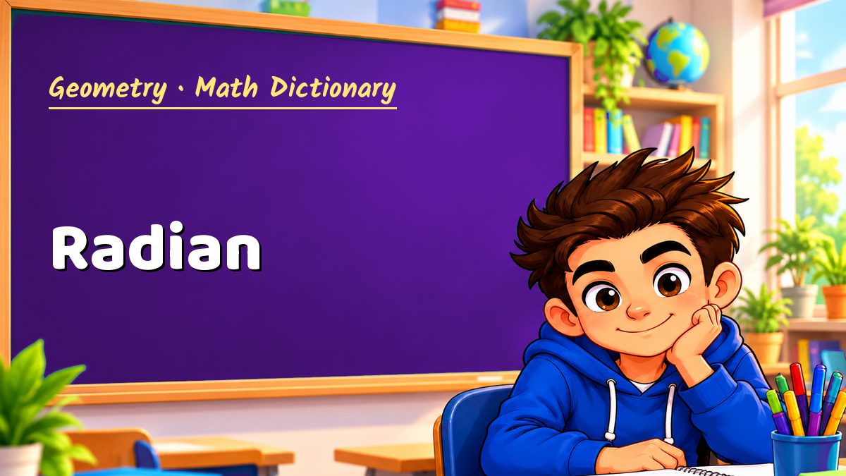 Radian: meaning, method and solved example (Geometry) – Maths PDF