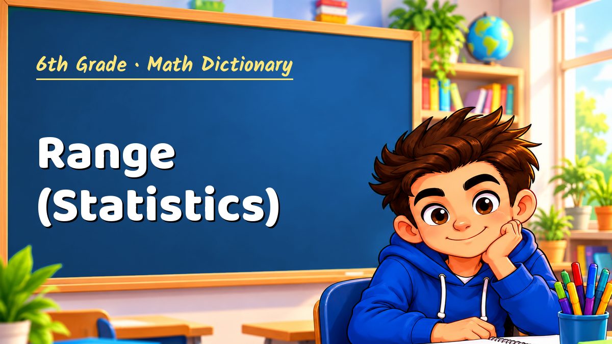 Range (Statistics): meaning, method and solved example (6th Grade) – Maths PDF