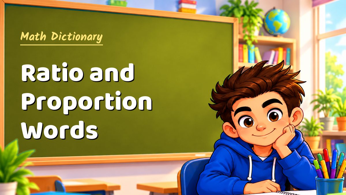 Ratio and Proportion Words – Maths PDF