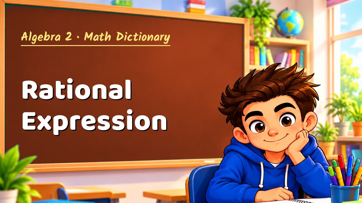 Rational Expression: meaning, method and solved example (Algebra 2) – Maths PDF