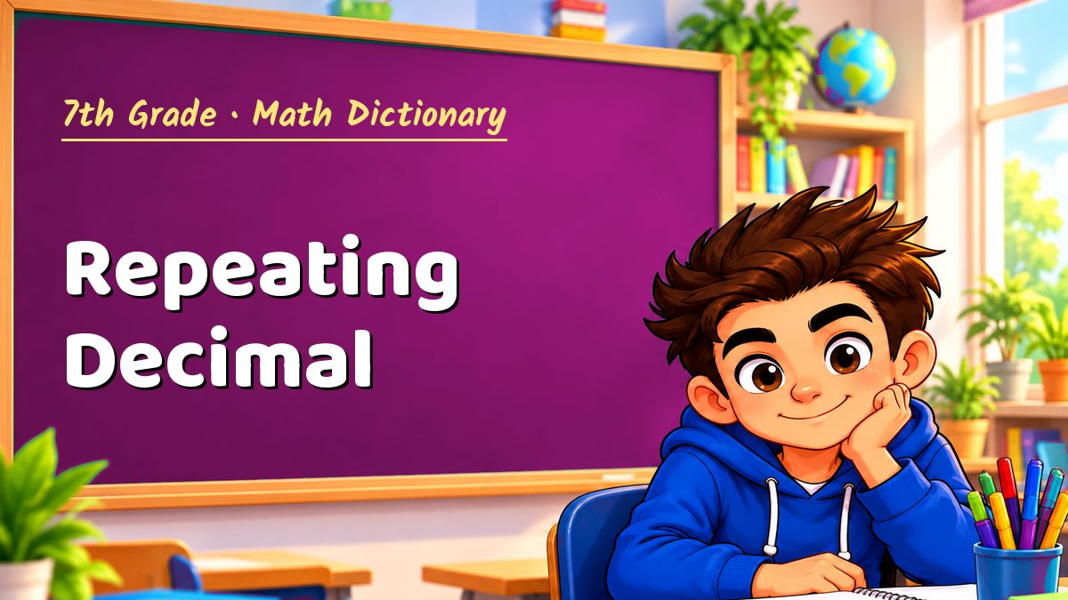 Repeating Decimal: meaning, method and solved example (7th Grade) – Maths PDF