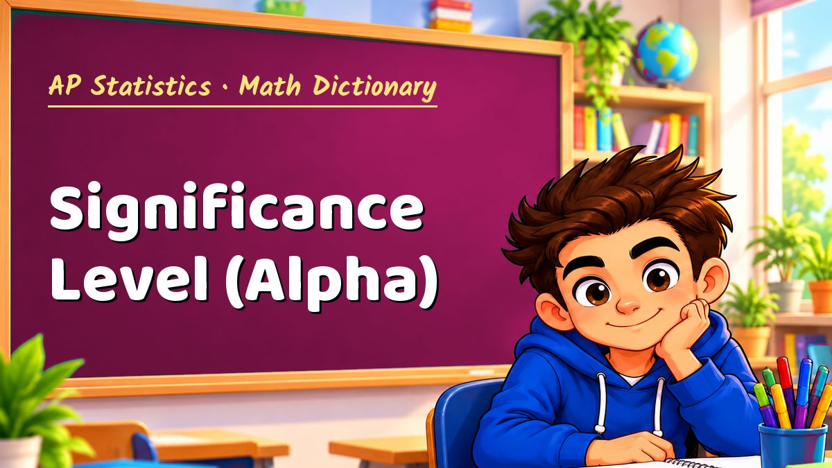Significance Level (Alpha): meaning, method and solved example (AP Statistics) – Maths PDF