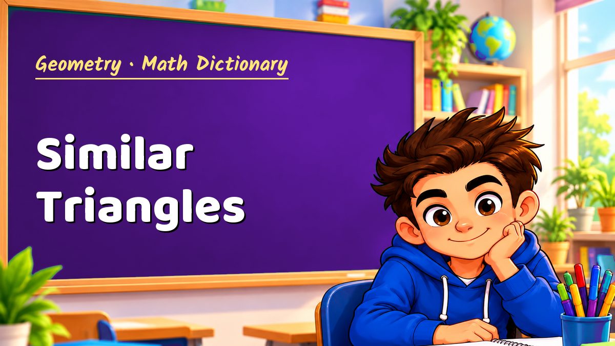 Similar Triangles: meaning, method and solved example (Geometry) – Maths PDF
