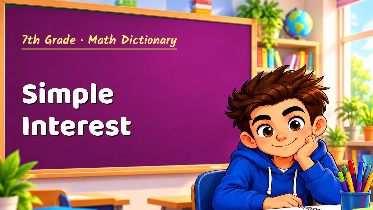 Simple Interest: meaning, method and solved example (7th Grade) – Maths PDF