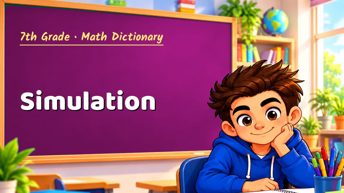 Simulation: meaning, method and solved example (7th Grade) – Maths PDF