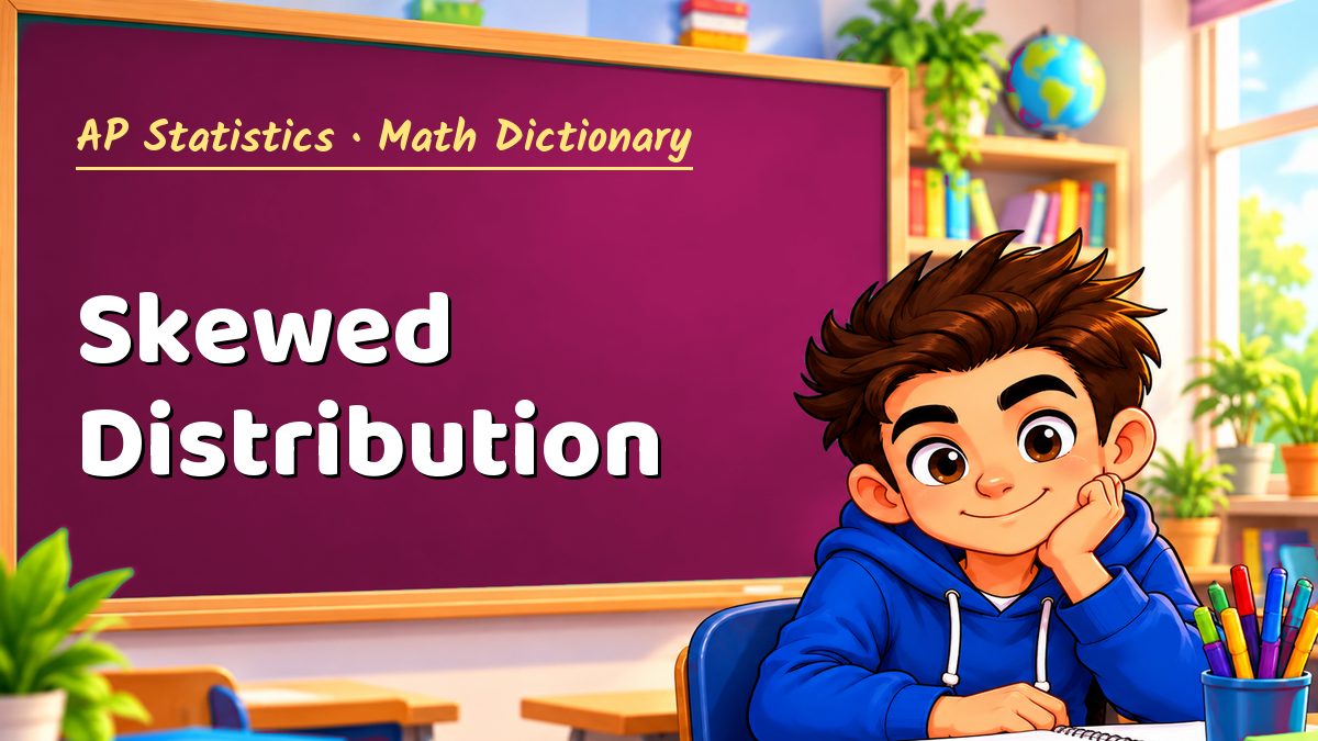 Skewed Distribution: meaning, method and solved example (AP Statistics) – Maths PDF