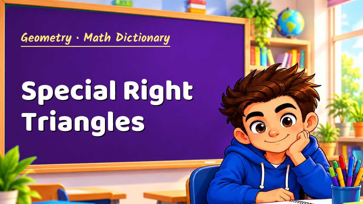 Special Right Triangles: meaning, method and solved example (Geometry) – Maths PDF