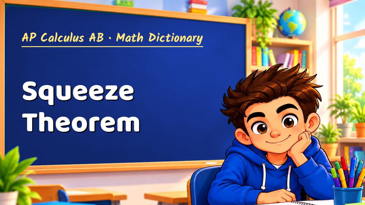 Squeeze Theorem: meaning, method and solved example (AP Calculus AB) – Maths PDF