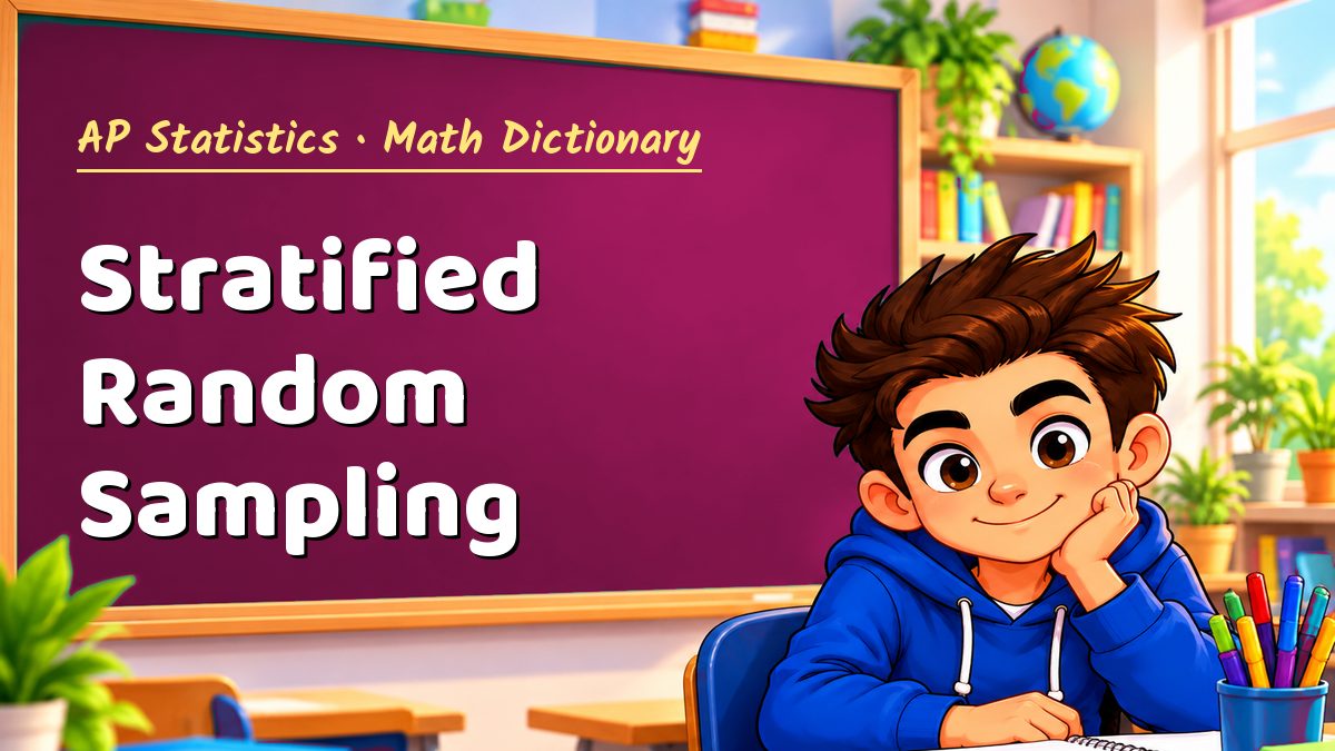Stratified Random Sampling: meaning, method and solved example (AP Statistics) – Maths PDF