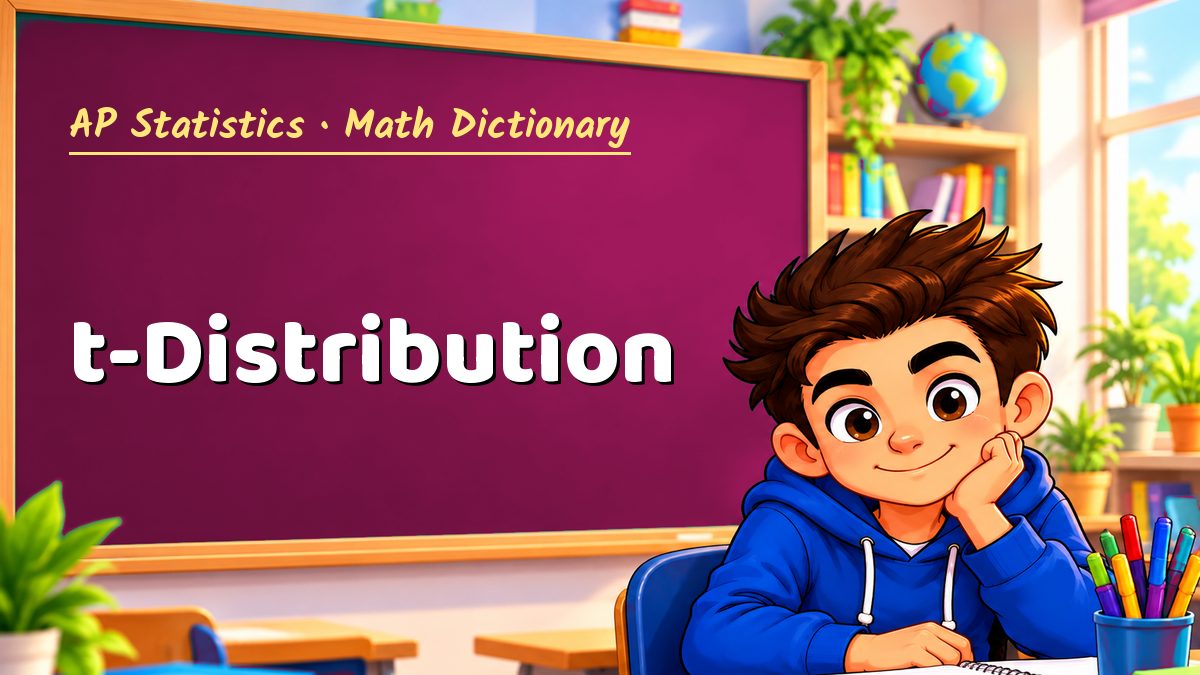 t-Distribution: meaning, method and solved example (AP Statistics) – Maths PDF