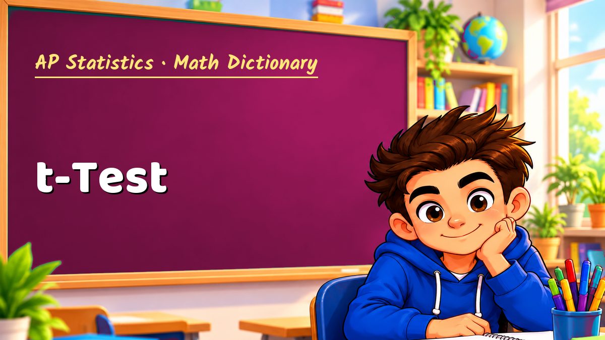 t-Test: meaning, method and solved example (AP Statistics) – Maths PDF