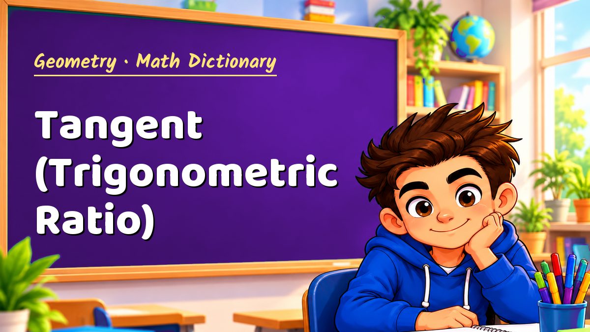 Tangent (Trigonometric Ratio): meaning, method and solved example (Geometry) – Maths PDF