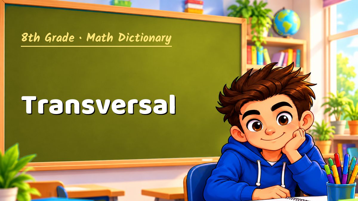 Transversal: meaning, method and solved example (8th Grade) – Maths PDF