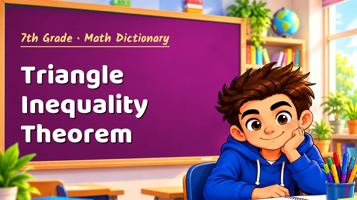 Triangle Inequality Theorem: meaning, method and solved example (7th Grade) – Maths PDF