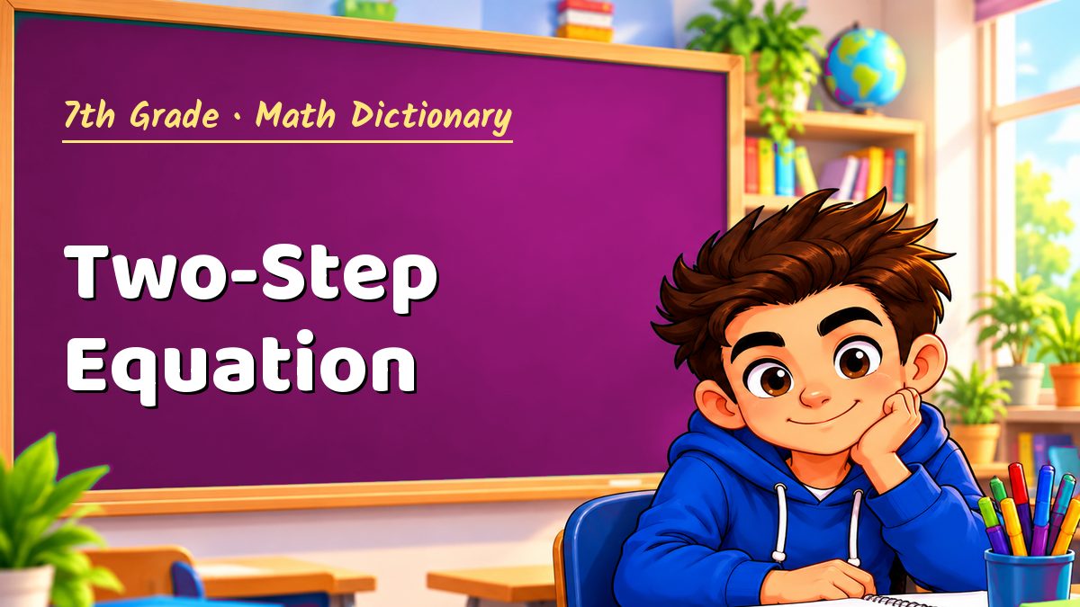 Two-Step Equation: meaning, method and solved example (7th Grade) – Maths PDF