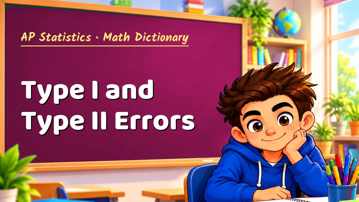 Type I and Type II Errors: meaning, method and solved example (AP Statistics) – Maths PDF