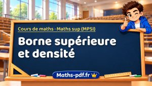 Borne supérieure et densité en maths sup (MPSI)