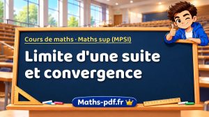 Limite d’une suite et convergence en maths sup (MPSI)