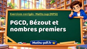 PGCD, Bézout et nombres premiers en maths sup (MPSI)