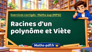 Racines d’un polynôme et Viète en maths sup (MPSI)