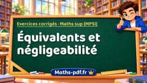 Équivalents et négligeabilité en maths sup (MPSI)